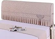 Bed Headboard Covers,Dustproof Protector Cover,Dustproof Cover for Bedroom Decor (Color : Bruin, Size : 220CM)