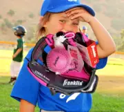 Frnanklin Tee Ball Glove & Ball 8.5" My First Glove Air Tech Franklin Pink