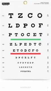 Eye Chart, Snellen Eye Chart, Wall Chart, Snellen Charts for Eye Exams 1