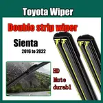 雙層雨刷 豐田SIENTA 2016~ 2022 年 SIENTA 雨刷 TOYOTA SIENTA 雙膠條雨刷