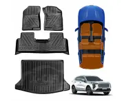 3D All-Weather Floor Mat Boot Liner Carpet for Haval Jolion 2021-2025 Heavy Duty Cargo Trunk Mat Luggage Tray