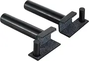 BalanceFrom Power Cage Accessories - T-Bar, Weight Plate Holders, Dip Bars, Spotter Arms, J-Hooks, for 2"x2" Racks with 1" Hole