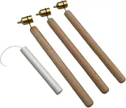 STARTIST 3x Fine Line Fluid Writer Paint Painting Pens Touch Up Paints Stem Cleaning Tool for Automotive Scratch Car Marking Writing