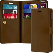 Goospery Mansoor Wallet for Apple iPhone 11 Pro Case (5.8 inches) Double Sided Card Holder Flip Cover (Brown) IP11PRO-MAN-BRN
