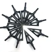125 Grain 3 Fixed Blade Hunting Broadheads Archery Arrow Points Metal Tips