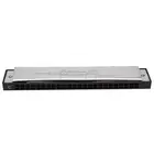 C Key Harmonica 24‑Hole Polyphonic Student Adult Beginner Playing Resin Acce XXL