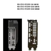 I/O IO shield for ASUS ROG-STRIX-RTX3090-O24G-GAMING Video Card Backplate Panel