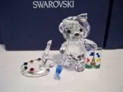 SWAROVSKI KRIS BEAR FRANCOIS WITH PAINTER'S PALETTE 883412 & 680850