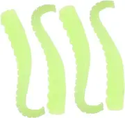 4pcs Octopus Tentacles Bouncy Funny Finger Puppets Tentacle Finger Puppet Car Dinosaur Hand Puppets Fidget Finger Dolls Light Green Plastic