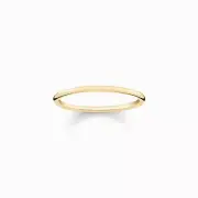 THOMAS SABO Ring 925 Sterlingsilber vergoldet poliert TR2123-413-12 Größe 56
