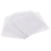 12pcs 80mm Computer Fan Filter Grills PVC Mesh Dustproof Case Cover White