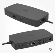 Cyber Acoustics Essential Laptop Docking Station DS-1000 USB-C Dual 4K HDMI NIB