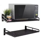 Pot Rack Wall Mount Microwave Oven 23.58“x15.52“ Shelf For Wall-mounted Electric