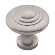 6617 Cupboard Knob Domed Satin Nickel D32xP29mm