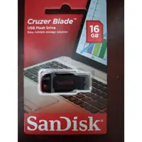 在飛比找蝦皮購物優惠-SanDisk Cruzer Blade 隨身碟16G