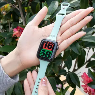 Apple Watch 錶帶 小蠻腰糖果色錶帶 Ultra 9 8 7 6 5 4 SE iwatch錶帶 防水