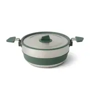 Sea To Summit Detour Stainless Steel Collapsible 3L Pot - Green