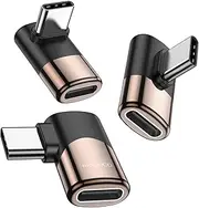 MOGOOD USB C 90 Degree Adapter C Male to C Female USB C Extender Right Angle USB c Adapter USB c Right Angle USB to usbc adapterFor Steam Deck Switch Notebook Tablet and Mobile Phone Accessories