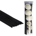 20CM/8" Reed Diffuser Sticks Set, 50 Pack Stick with Decoration Bottle, Black