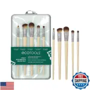 EcoTools Daily Defined Eye Brush Kit, Makeup Brushes For Liquid, Powder, and