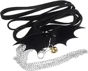 TOGEVAL Turtle Leash Harness Rope Reptile Harness for Tortoise Black s Adjustable Strap Lightweight Wing Design