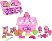 Minnie Mouse JPL88900 Bow Tique Bowtastic Shopping Basket Set, Pink