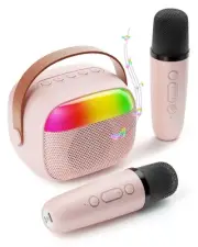 Mini Karaoke Machine for Kids, Toy for Girls Portable Bluetooth Speaker with ...