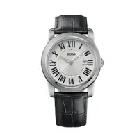 在飛比找PChome24h購物優惠-Hugo Boss Black簡約流線時尚男錶/H15127