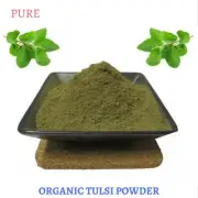 ORGANIC 50 Gram TULSI LEAF POWDER - HOLY BASIL LEAF POWDER ANTI AGING SUPERFOOD