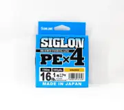 Sunline P.E Line X4 Siglon 150M P.E 1 16LB Orange (1328)