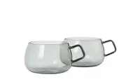 Yuna Cups, 2 Piece (Grey) - 400mL