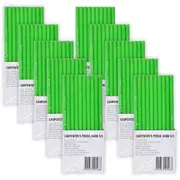 100pc Supercraft Carpenters/Builders Rectangular Marking Pencil Hard Green