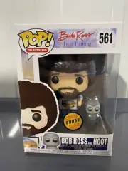 Bob Ross CHASE Funko Pop Vinyl #561 Limited Edition Vaulted (+protector)