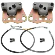 Front Brake Calipers W/Lines for Polaris Sportsman 335 500 Worker 500 1999-2001