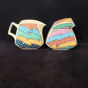 NOS Rosenthal Studio Line "FLASH" by Dorothy Hafner CREAM & SUGAR SET - Pop Art