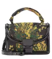 NWT Authentic DRIES VAN NOTEN Jacquard & Patent Leather Shoulder Bag