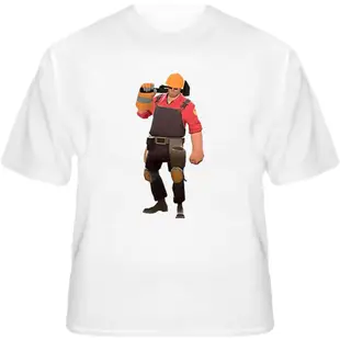 男士棉質 T 恤 Threadsquad Team Fortress 2 Engineer T 恤 4XL, 5XL,