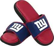 FOCO Mens NFL Team Logo Sport Shower Foam Slide Flip Flop Sandals