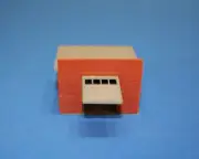 HO Scale Model Railroad Slot Car Train Scenery Single Car Detached Garage