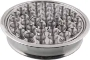 Holy Wine Serving Tray with 40 Cups - Stainless Steel (Silver/Mirror)