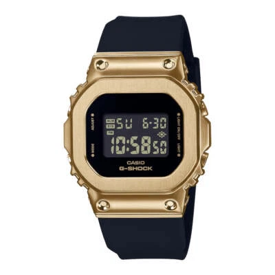 Casio G-Shock Digital Metal-Resin Black/Gold Women's Watch GMS5600GB-1