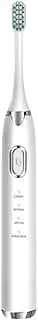 IPKMAN Ultrasonic Adult Electric Toothbrush, USB Charging Mode Smart Timer, Suitable for Family Bathroom Hotel Travel Tooth Cleaning kit (白色)