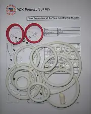 1978 Gottlieb Close Encounters of the Third Kind Pinball Machine Rubber Ring Kit