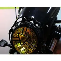 在飛比找蝦皮購物優惠-【高雄怪獸屋】復古改裝GN網罩大燈 箭頭燈罩 電動自行車 腳