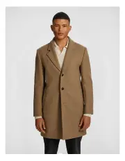 [yd.] Blakehurst Wool Blend Duster Coat in Natural