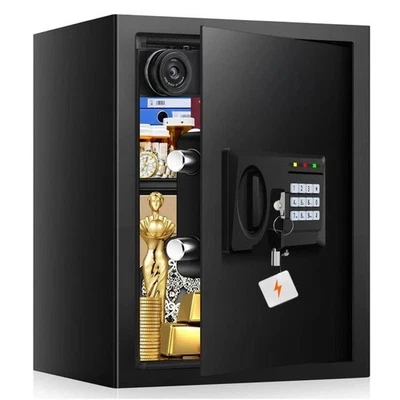 2.8 Cuft Large Fire Proof Safe for Home Documents, Digital Security Box with ...