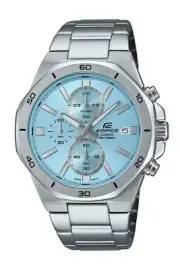 CASIO EDIFICE EFV-640DJ-2BJF Blue Dial Sport Chronograph Men Watch New in Box