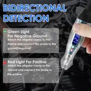 Car Test Light 3-60V DC Digital Car Circuit Tester Portable LED tyxIa