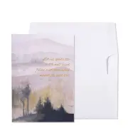 NIQUEA.D, Trees with Mountains Sympathy Card