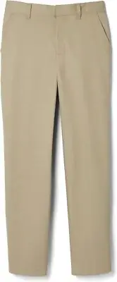 French Toast SIZE18 Khaki FLAT FRONT Pants Official Schoolwear ---X24